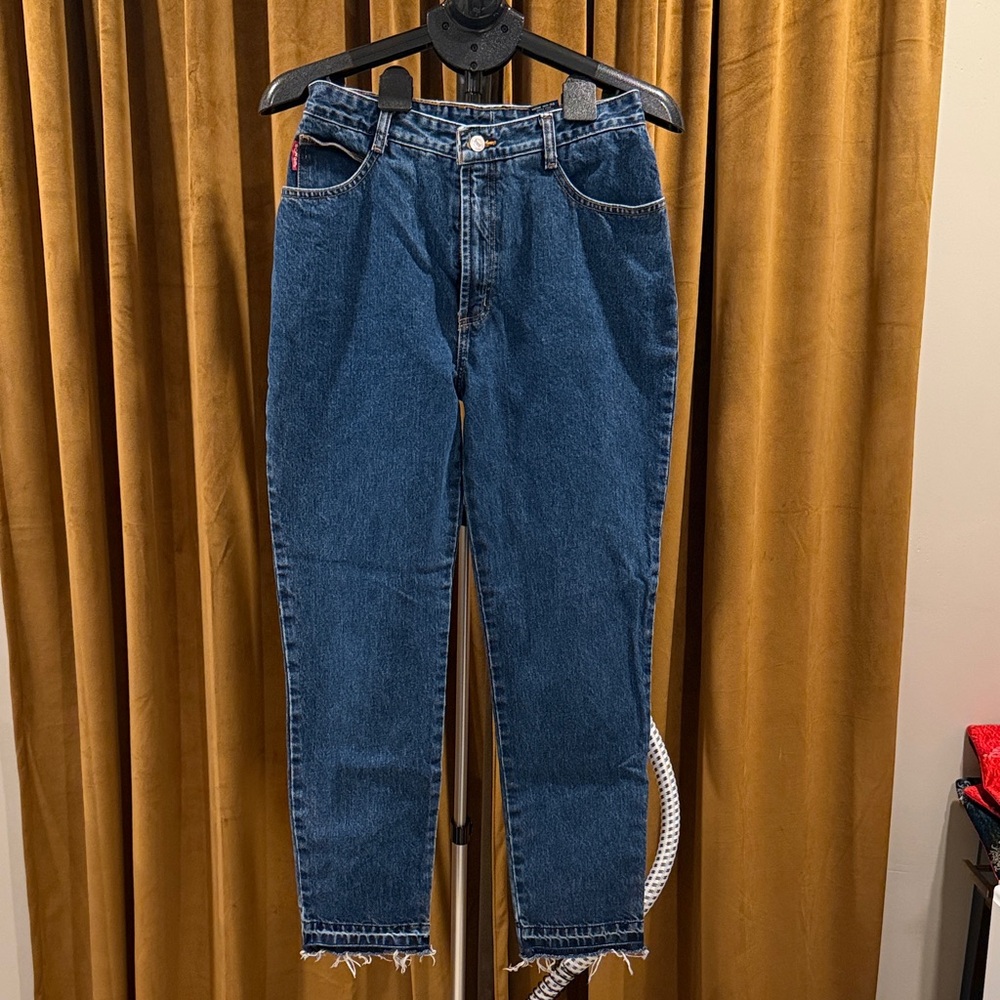 BONGO Deep Blue Straight Leg Women's Jeans Size 9 like new!